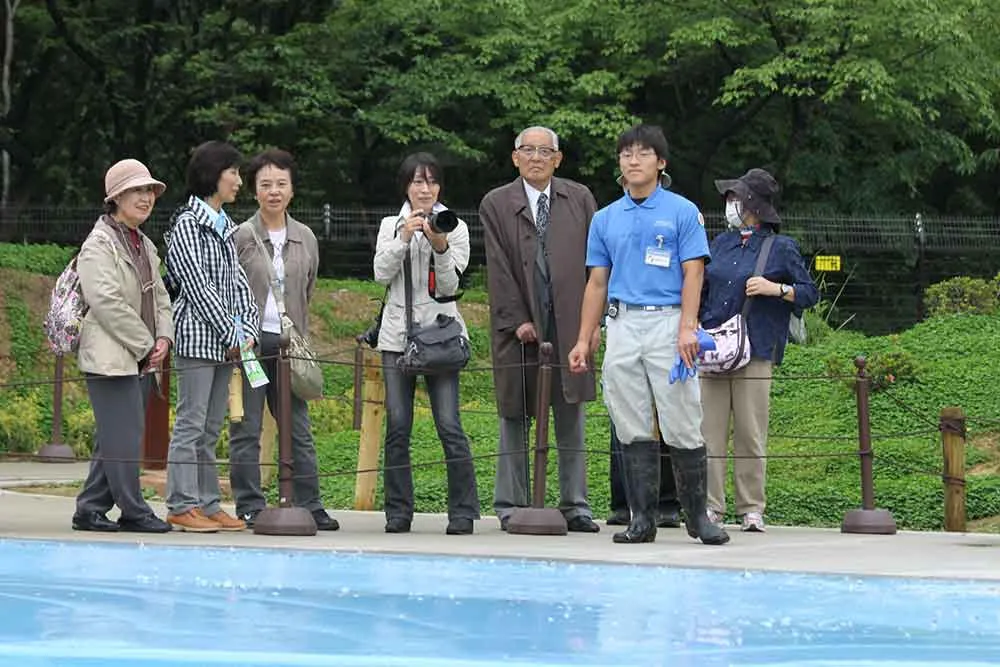 2011年5月27日 埼玉県こども動物自然公園にて。4月にオープンしたペンギンヒルズを訪問。